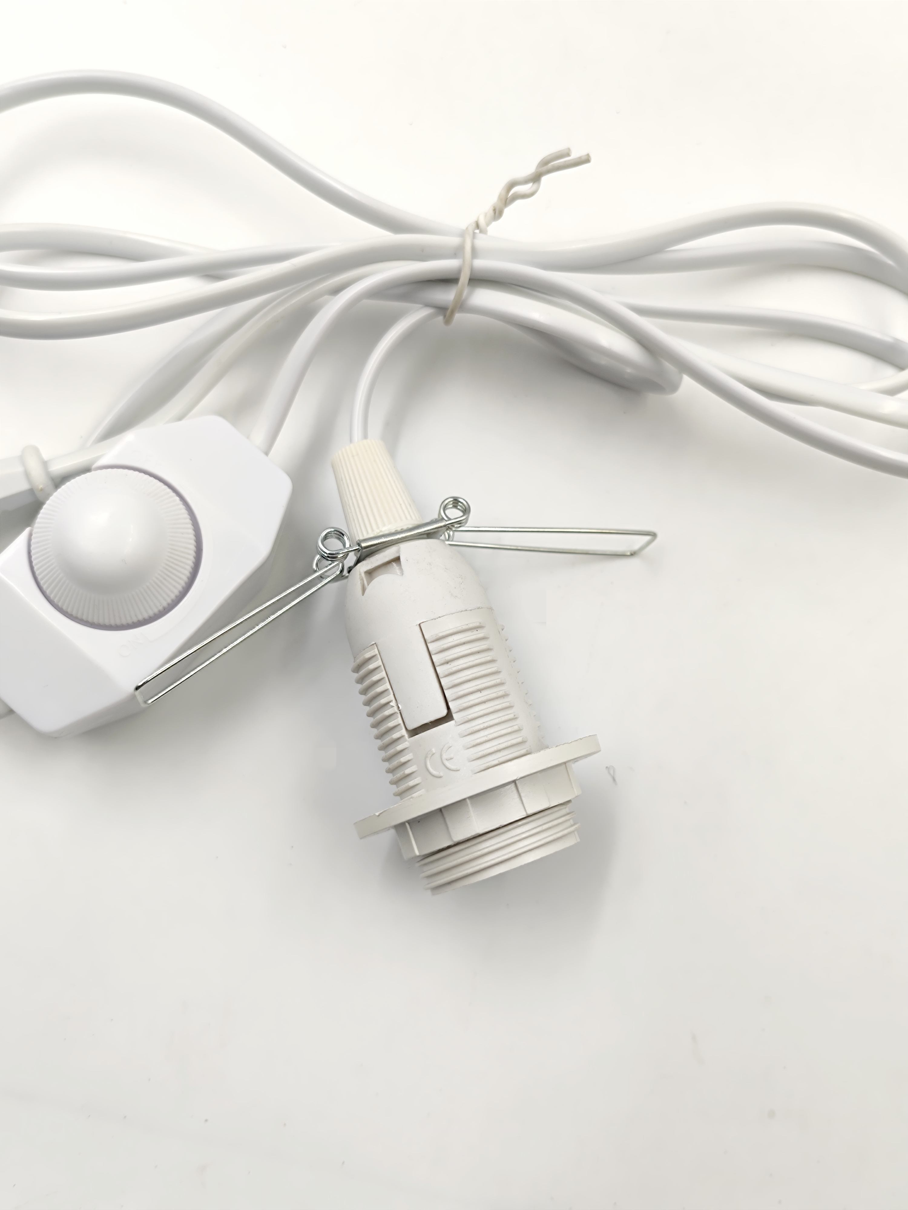 Portalámparas, Base de lámpara para bombilla E14 AU/EU/US, garantía de enchufe 301, interruptor de atenuación, lámpara de sal del Himalaya, enchufe de cable especial de 0,35mm