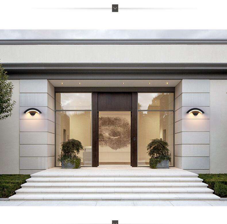 Tuya lámpara de pared inteligente LED lámpara de pared inteligente IP65 impermeable colorida lámpara de pared decorativa de moda