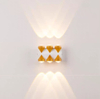 Lámpara LED de pared moderna para interiores, lámpara de noche para dormitorio, sala de estar, iluminación del hogar, decoración de pasillo, luz de aluminio, AC85-265V