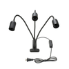 Bombilla de lámpara de clip LED transfronteriza Cabeza única Cabeza doble Soporte de lámpara de clip de tres cabezas E27 Soporte de lámpara universal con clip