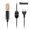 Luz E14 301, cable de atenuación, enchufe de conmutación de luz, interruptor de botón de atenuación de alimentación, Cable de línea de 1,8 m, lámpara LED, modelo de enchufe europeo y estadounidense