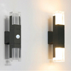 Lámpara de pared Led de aluminio para exteriores IP65, luz de pared impermeable hacia arriba y hacia abajo para el hogar, escalera, dormitorio, mesita de noche, pasillo, iluminación ajustable