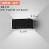 Venta al por mayor, lámpara de pared exterior cuadrada para interiores montada en superficie decorativa impermeable ip65 para exteriores