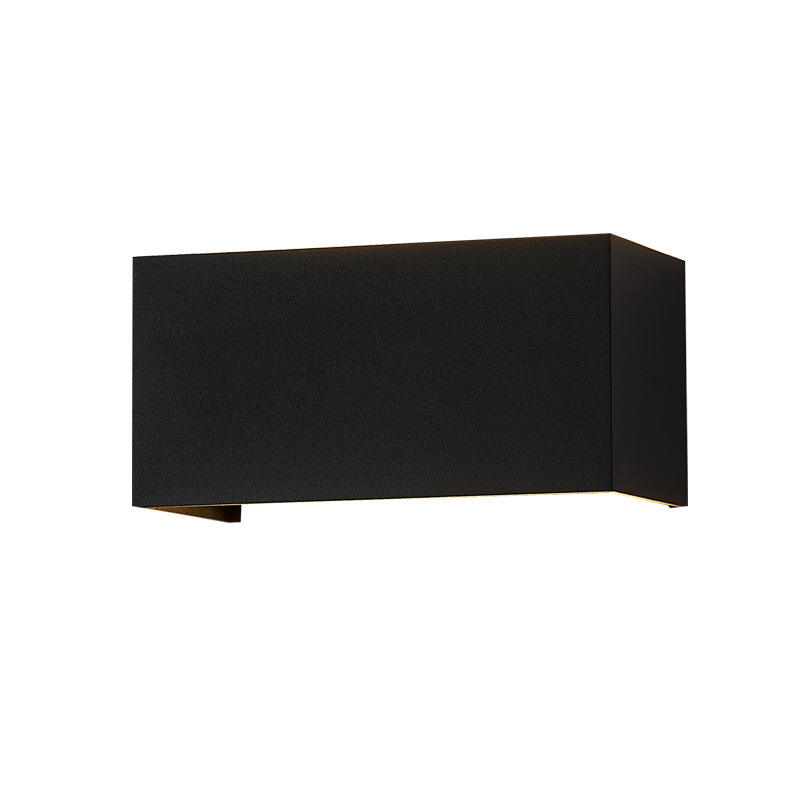 Venta al por mayor, lámpara de pared exterior cuadrada para interiores montada en superficie decorativa impermeable ip65 para exteriores