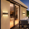Lámpara de pared LED IP65 RGB para exteriores, impermeable, iluminación de jardín, aluminio, 2W, 6W, 8W, 10W, 12W, para interior, dormitorio, sala de estar, escaleras, luz de pared