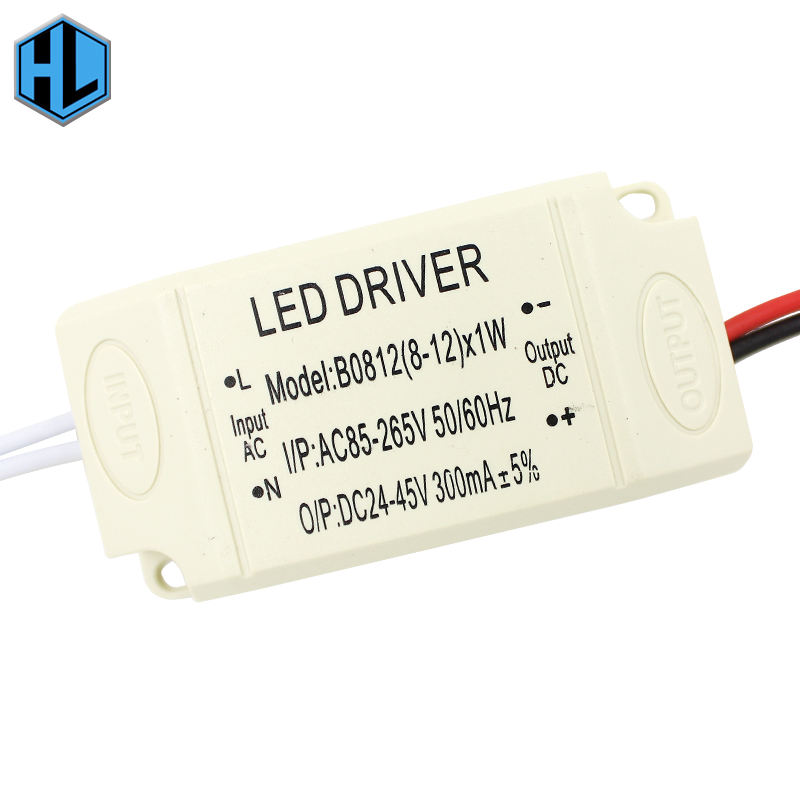 Controlador LED Controlador no aislado Controlador para luces LED Transformador de alta potencia de plástico de buena calidad 220V 110V 12V Fuente de alimentación conmutada Aplique Lámpara Precio de fábrica