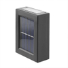 Luz colgante decorativa de jardín inteligente para exteriores, resistente al agua, hacia arriba y hacia abajo, luz de pared Solar Led luminosa