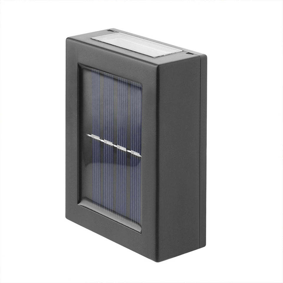 Luz colgante decorativa de jardín inteligente para exteriores, resistente al agua, hacia arriba y hacia abajo, luz de pared Solar Led luminosa