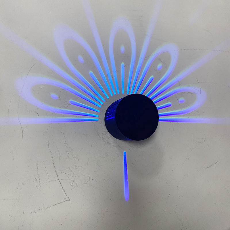Lámparas de pared creativas de pavo real, luz de pared Led para dormitorio, lámpara de noche, decoración interior, candelabro de pared, accesorios de iluminación, Luminaria