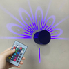 Lámpara de pared de flores de 3W Lámpara de pared de color LED Lámpara de pared RGB Lámpara de pared de color con control remoto Lámpara de pared decorativa Lámpara de pared con control remoto por infrarrojos