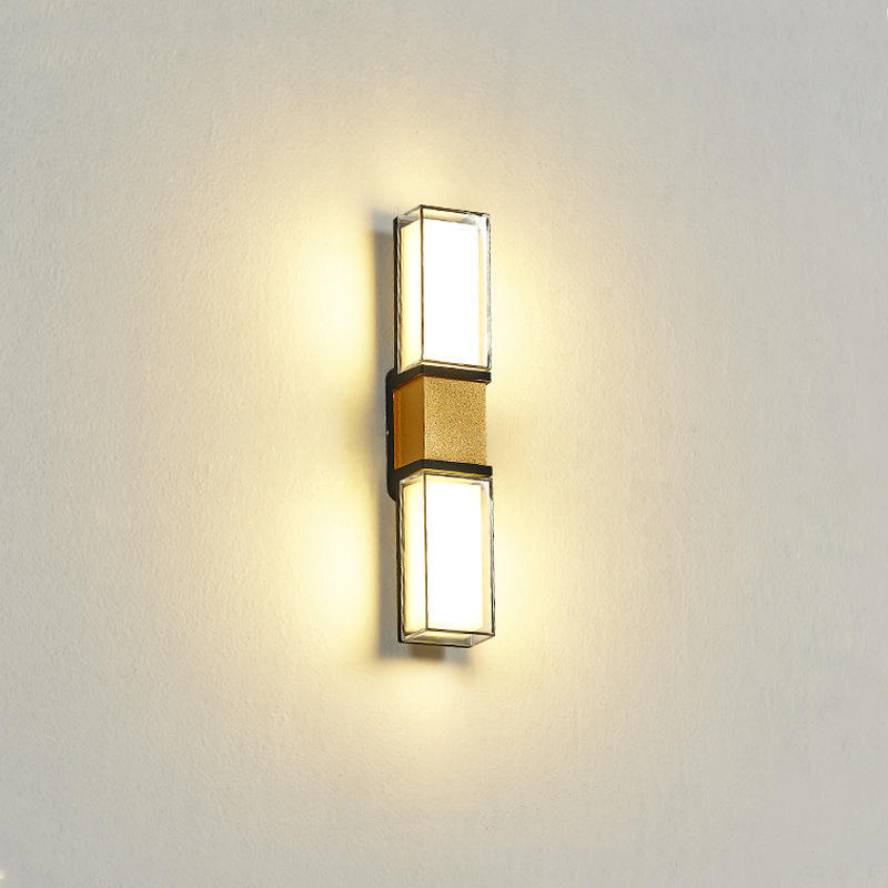 9W 10W Luz de pared exterior LED Impermeable IP65 Tira de aluminio Iluminación interior y exterior Decoración Jardín Porche Accesorios de iluminación 85-265v