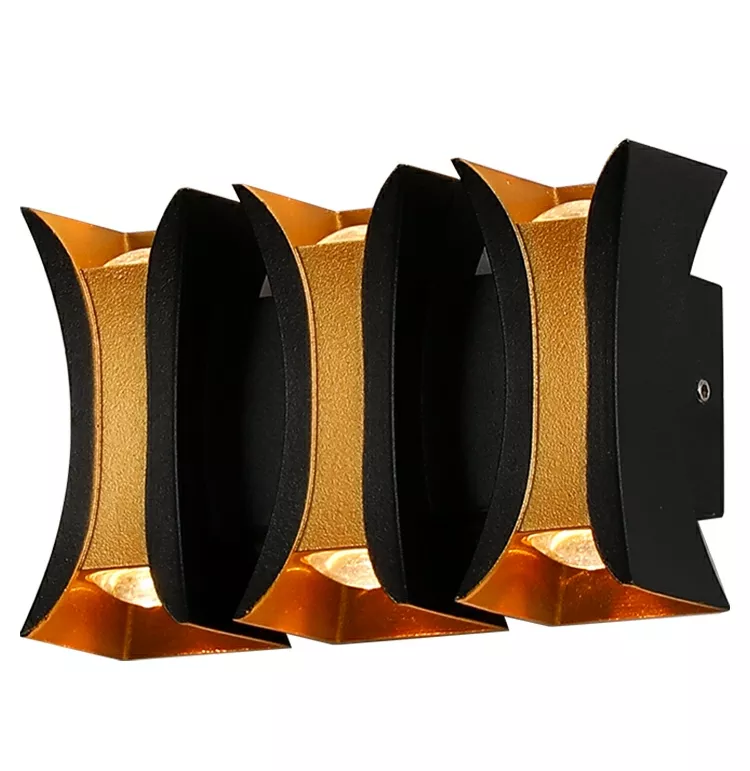 Nueva lámpara de pared LED impermeable para exteriores, balcón interior, porche de aluminio, candelabro de jardín, lámpara de pared para Villa, luminaria