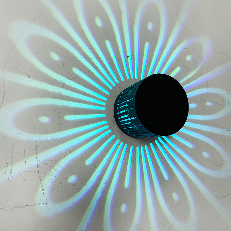 Nueva lámpara de pavo real, luz de pared Led, apliques RGB, lámpara de decoración, luz interior