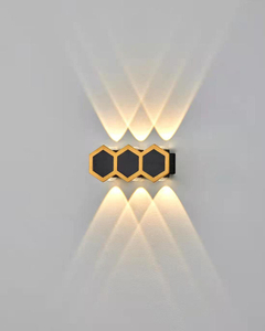2W 3W 5W 6W 7W 8W lámpara de pared de nido de abeja cuántica blanca minimalista moderna lámpara de pared moderna sensible al tacto productos minimalistas