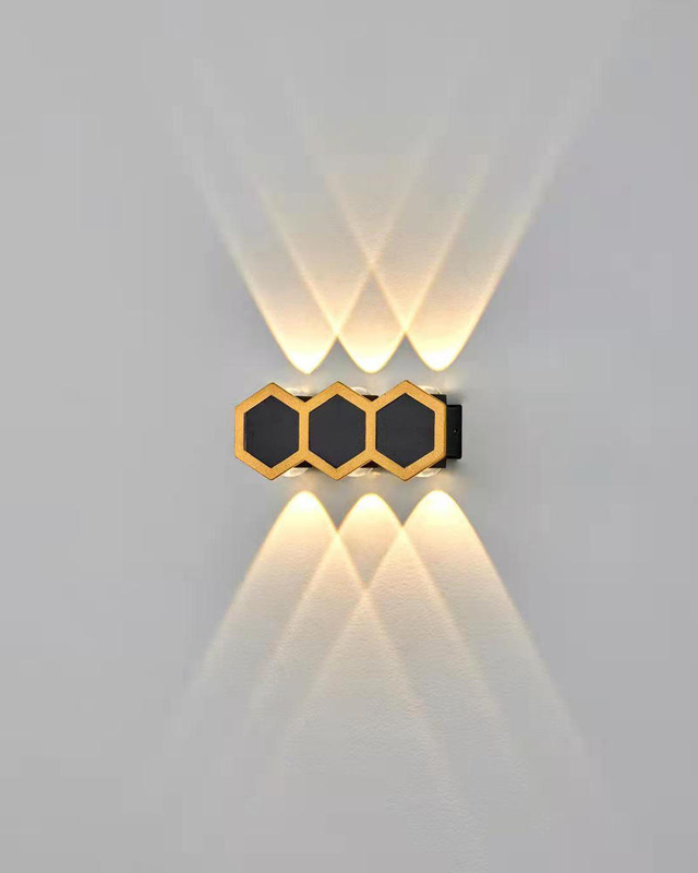 2W 3W 5W 6W 7W 8W lámpara de pared de nido de abeja cuántica blanca minimalista moderna lámpara de pared moderna sensible al tacto productos minimalistas