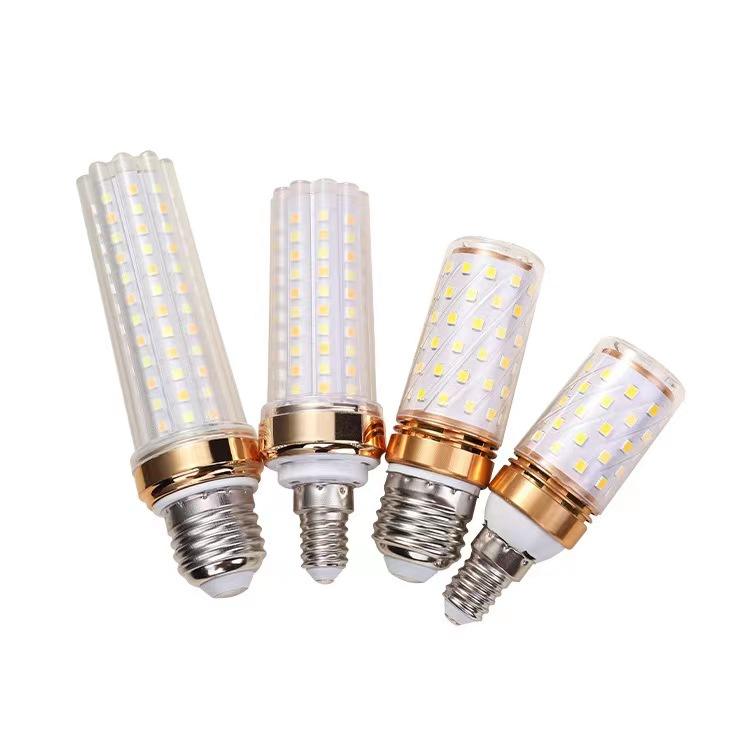 5W LED E14 bombilla tricolor temperatura maíz bombilla 12W 16W 18W bombilla de araña para luz de pared interior