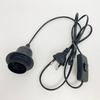 Cable de alimentación de extensión E27 E14 US AU UK EU con Cable de interruptor 303, Base de tornillo de 1,8 m, portalámparas, lámpara colgante LED, enchufe de bombilla
