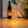 Lámpara de mesa de temperatura de tres colores, accesorio de iluminación decorativa, lámpara de mesa de luz nocturna pequeña recargable, Control táctil 
