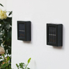 Luz solar de pared, lámpara inteligente para exteriores, resistente al agua, para jardín, arriba y abajo, luz de pared para escaleras, candelabro solar, luz nocturna, arandela de pared Solar