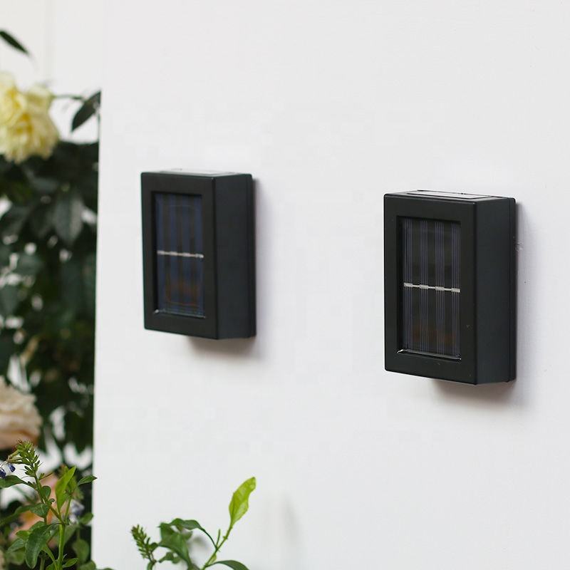 Luz solar de pared, lámpara inteligente para exteriores, resistente al agua, para jardín, arriba y abajo, luz de pared para escaleras, candelabro solar, luz nocturna, arandela de pared Solar