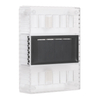 Lámpara de pared transparente Solar de 6LED, luz nocturna para exteriores IP65, luz impermeable para decoración del hogar, luz de patio