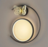 Lámpara de pared de estilo nórdico Lámpara colgante de mariposa Lámpara de pared de mariposa LED Lámpara de pared de mariposa moderna Decoración Lámparas de noche para el hogar Sala de estar Iluminación interior nórdica