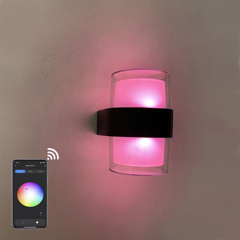 Tuya WIFI Control de voz inteligente RGBW regulable LED luz de techo lámpara de techo redonda funciona con Google Home APP control precio de fábrica