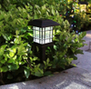 Lámpara solar de 5 LED para patio, lámpara de suelo para césped, lámpara solar para jardín, enrejado de jardín, decoración de luz para habitación antigua al aire libre, estilo americano 