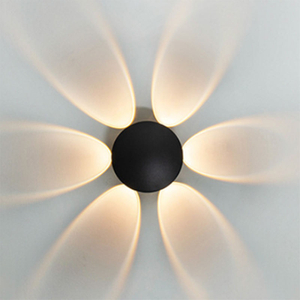 Nuevo aplique de pared led moderno minimalista al aire libre sala de estar americana a prueba de humedad lámpara de pared impermeable