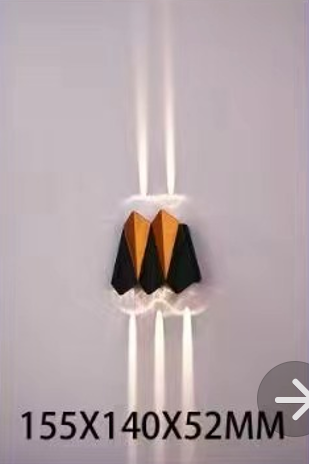 Luz LED de pared impermeable para exteriores, moderna, creativa, IP65, para Hotel, Villa, sala de estar, luz de pared de fondo