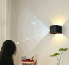 Luces de pared inalámbricas con recarga USB, lámpara de pared interior LED RGB con Control remoto regulable para dormitorio, mesita de noche, decoración del hogar, ambiente