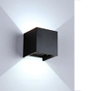 Sensor de movimiento 12W LED Luz de pared Exterior impermeable IP65 Porche Jardín Lámpara de pared Decoración Iluminación Lámpara de pared impermeable