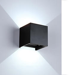 Sensor de movimiento 12W LED Luz de pared Exterior impermeable IP65 Porche Jardín Lámpara de pared Decoración Iluminación Lámpara de pared impermeable