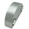 Lámpara de pared semicircular de 3W Lámpara de pared hacia arriba y hacia abajo Iluminación de pared minimalista para hotel Aluminio Nuevo estilo Lámpara de pared con personalidad nórdica Fondo de sala de estar simple Lámpara de pared redonda 