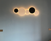 Lámpara de pared Led de forma redonda con luz Led moderna y lámparas de noche de luz nocturna para interiores de alta calidad