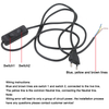 Cable de alimentación EU US UK E27, Base de bombilla, Cable de extensión, interruptor de lámpara led, convertidores de enchufe eléctrico de 110v y 220v