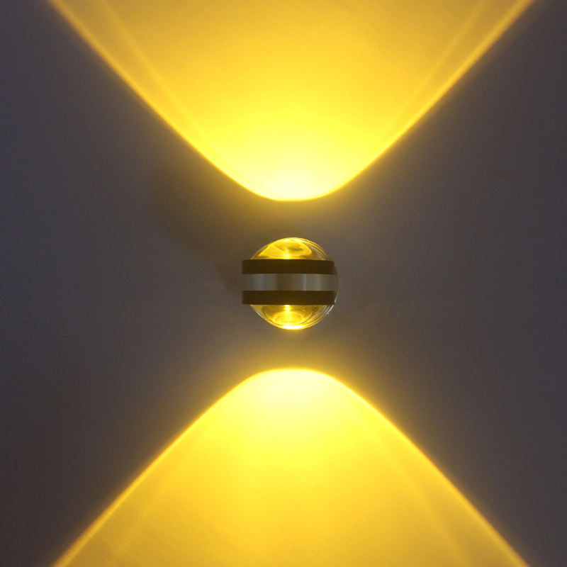 Nueva lámpara de pared hacia arriba y hacia abajo, aplique de pared led para interiores, decoración de hotel, luz led para interiores, OEM, escenario, club RGB, novedad de moda