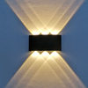 Precio de fábrica barato Ip65 impermeable pared luz negro Led lámpara baño aplique para 100% seguridad
