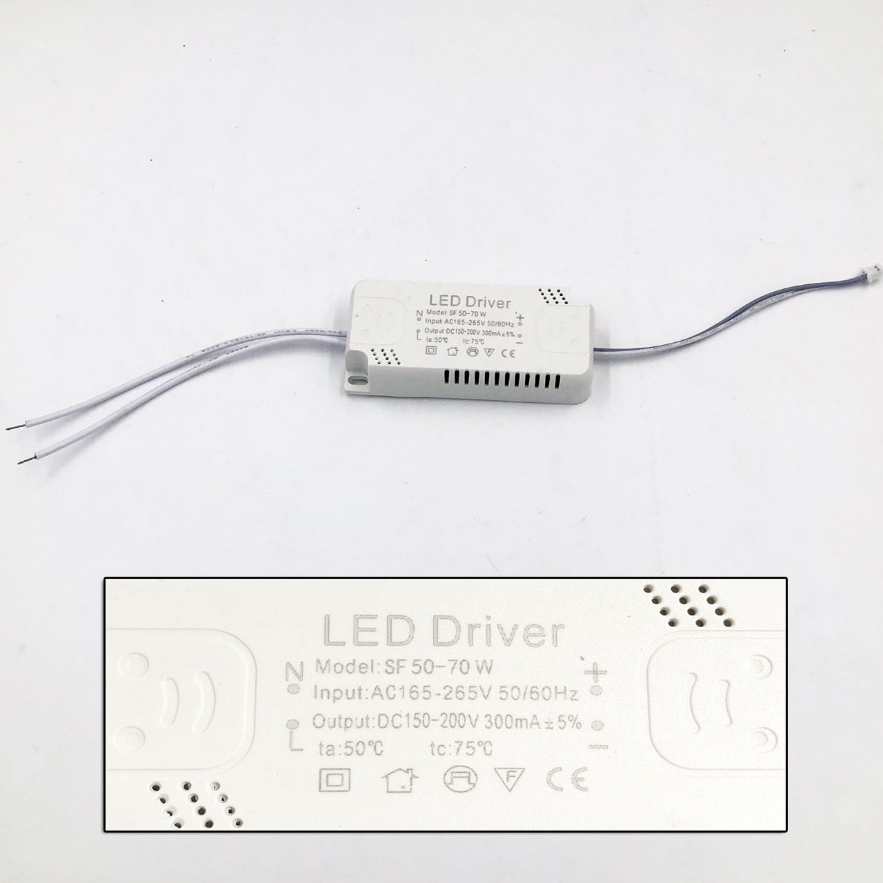Adaptador de fuente de alimentación del controlador LED de 8-120W para bombilla de repuesto de luz de techo de transformador no aislador AC220V 