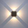 Aplique de pared LED impermeable moderno de 4W IP65, accesorios para exteriores, luz de jardín, iluminación interior para lámpara de noche para el hogar