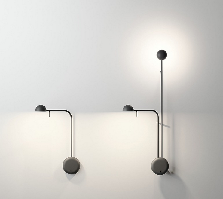 NUEVA lámpara de pared de puntos de arte, lámpara de pared de salón LED moderna, accesorios de iluminación creativos nórdicos para pasillo, lámpara de pared moderna en blanco y negro