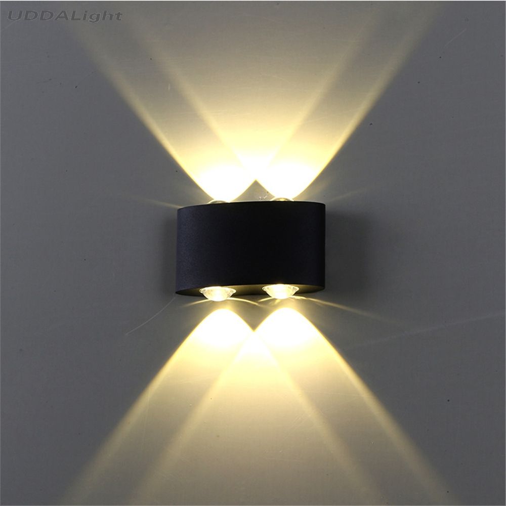 Iluminación exterior caliente del porche del jardín de la prenda impermeable IP65 de la lámpara de pared de la venta 4W LED