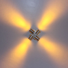 Lámpara de pared LED Montada en la pared 2W 4W Luz de escalera de esquina para decoración de interiores