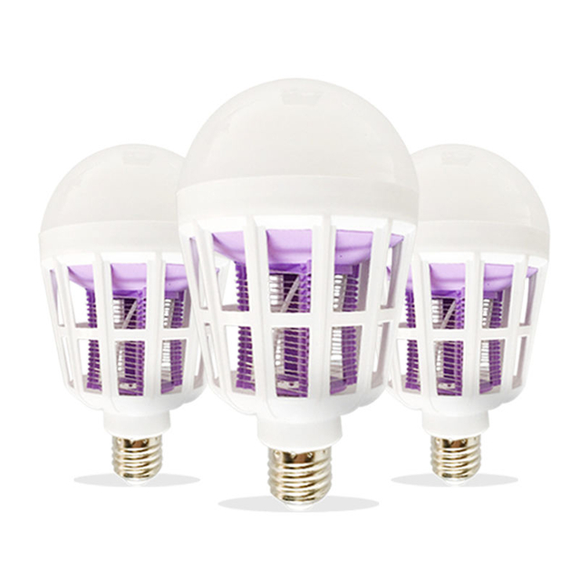 Bombilla LED E27 de 15 W, 220 V, práctica para el hogar, matamosquitos, luz nocturna, repelente de moscas, insectos, trampa para matar insectos, lámpara de noche
