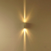 Nueva lámpara de pared LED Iluminación de pared de pasillo impermeable al aire libre 6W Iluminación exterior de aluminio