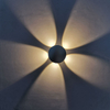 Lámpara de pared de aluminio LED de 3W, 4W, 5W, lámpara de noche redonda, apliques de dormitorio, accesorio de iluminación montado en la pared
