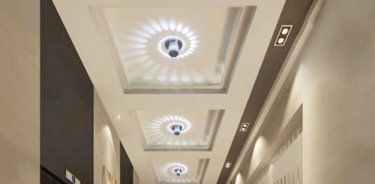 Lámpara de pared de techo LED rgb porosa montada en el techo con control remoto para interior Restaurante Bar candelabro de luz patio, noticias