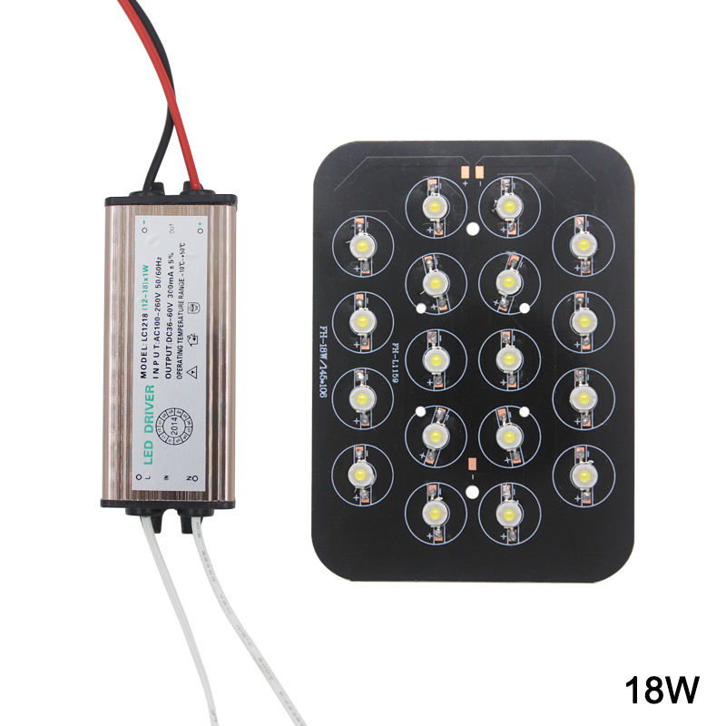 Chip LED 12W 18W 20W 24W 30W 36W 48W Bombilla de lámpara de alta potencia Diodos AC85-265V Controlador LED a prueba de agua para luminaria de luces enterradas
