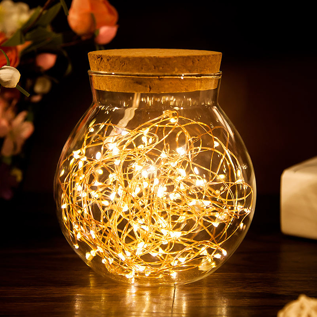 Venta directa de fábrica, lámparas de guirnalda de luces led para decoración del hogar