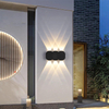 Nueva fábrica, venta al por mayor, IP65, aluminio, impermeable, exterior, arriba y abajo, luces de pared, luces de pared para el hogar con precio de fábrica